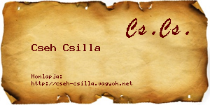 Cseh Csilla névjegykártya